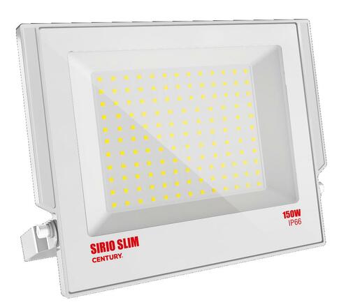 CENTURY LED reflektor SIRIO SLIM BÍLÝ 150W 4000K 110d 303x366x34mm IP66 IK08