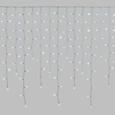 XmasKing LED krápník 3,5x0,85m 432 LED, 24V propojitelné venkovní, studená bílá rampouchy