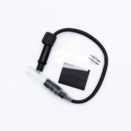 DecoLED Přípojka mezi světelnou hadicí a systémy EASY FIX 0,25m, černý, samičí