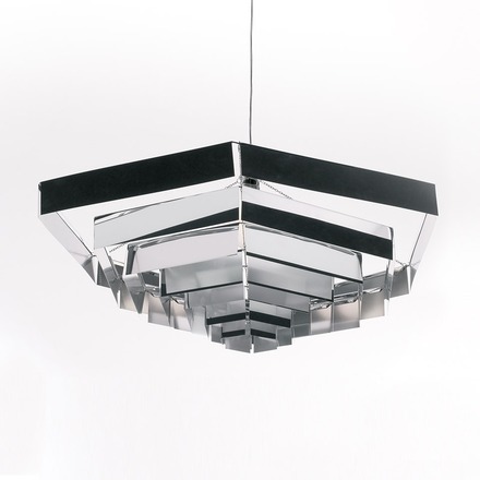 Artemide závěsné svítidlo Lampada Esagonale 82 E27 max 12W hliník