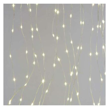 EMOS LED vánoční nano řetěz – záclona, 2,9x2 m, venkovní i vnitřní, teplá bílá, programy D3EW04