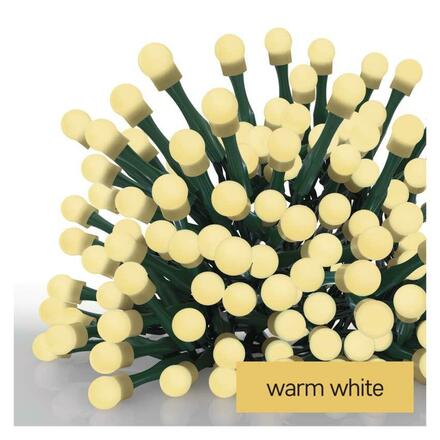 EMOS LED vánoční cherry řetěz - kuličky, 48 m, venkovní i vnitřní, teplá bílá, programy,časovač D5AW25