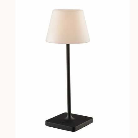 Nabíjecí venkovní stolní svítidlo JAMMIN černá, kov, LED 2,2 W, 60 lm, 3000 K, stmívatelné, IP54, 39 x 15 cm