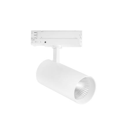 Třífázový systém PROIETTORE A BINARIO LED JET 40HL bílá, 40 W, 3000-4000 K, pr. 80x180x150 mm