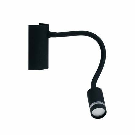 Nástěnné LED svítidlo KEPLER černá, 3 W, 220 lm, 3000 K, 32 x 6 x 9 cm
