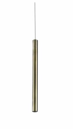 Závěsné svítidlo 3-fázový systém LED BINARIO OBOE bronz hliník 3,5 W 240 lm 4000 K 185x2,5 cm