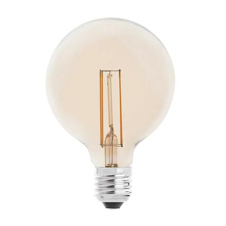 FARO LED žárovka GLOBE filament AMBER E27 4W 2200K