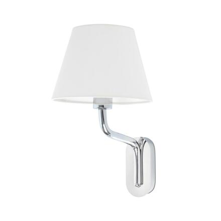 FARO ETERNA nástěnná lampa, chrom/bílá