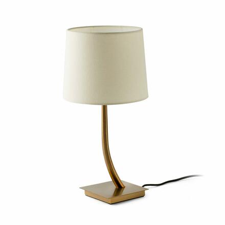 FARO REM bronzová/béžová stolní lampa