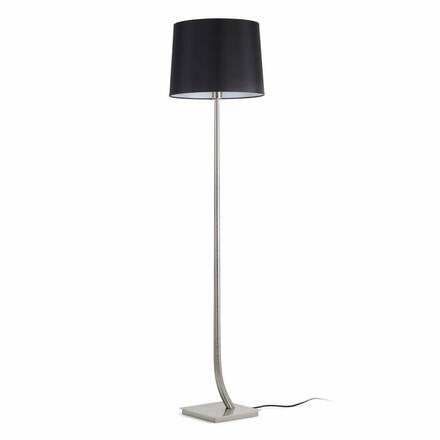 FARO REM matný nikl/černá stojací lampa