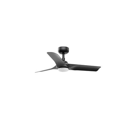 FARO HEY S LED stropní ventilátor, černá