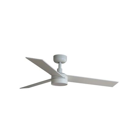 FARO RUDDER S LED stropní ventilátor, bílá/popelavá