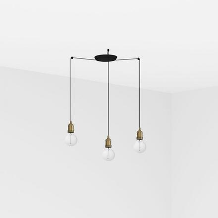 FARO ART závěsné svítidlo, starozlatá 3L