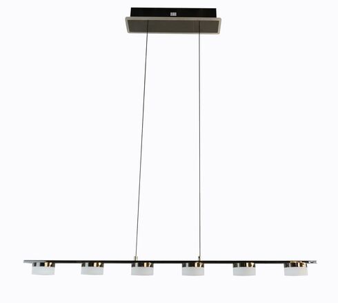 GeeTi Závěsné svítidlo Cassis 30W 3000lm 3000K černý chrom