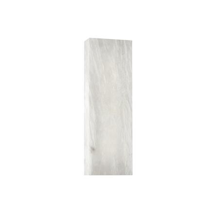 HUDSON VALLEY nástěnné svítidlo CENTRAL PARK alabastr/sklo nikl/bílá LED 10W 3000K stmívatelné 7616-PN-CE