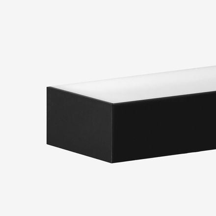 LUCIS nástěnné svítidlo IZAR II 14,4W LED 4000K akrylátové sklo černá I2.L4.900.93M DALI2 DALI