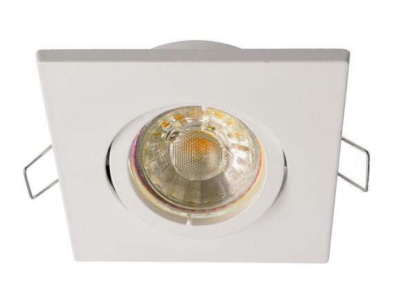 Deko-Light stropní vestavné svítidlo Alioth 2 hranaté 12V AC/DC GU5.3 / MR16 1x max. 35,00 W 90 mm bílá RAL 9003 110029