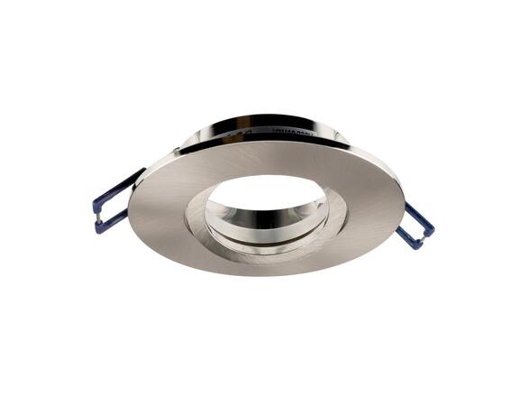 Deko-Light vestavné bodové svítidlo Samsola Max, kulaté, kartáčovaná stříbrná 110052