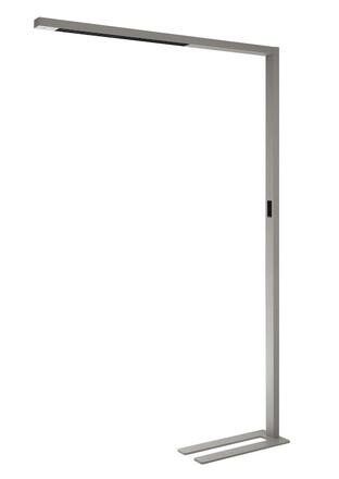 Deko-Light stojací svítidlo, Office Three Standard, Motion, 80 W, DIM, 4000 K, 220-240V 10100 lm 1240 mm stříbrná 342229