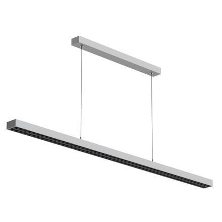 Deko-Light závěsné svítidlo Office Three Pro Up and Down, 77 W, DALI, 4000 K, světlešedá 342262
