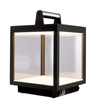 VÝPRODEJ VZORKU Deko-Light stolní lampa Lacertae USB 5V DC 5,00 W 3000 K 460 lm 180 tmavěšedá 346009
