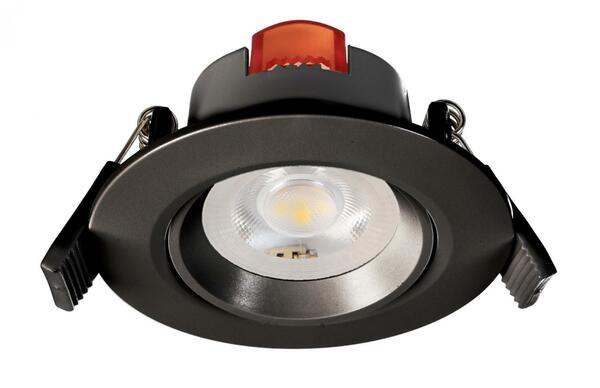 Deko-Light stropní vestavné svítidlo, SMD-68-230V-DIM-2700K-kulaté, 220-240V 6,5 W 2700 K 510 lm dopravní černá RAL 9017 565385