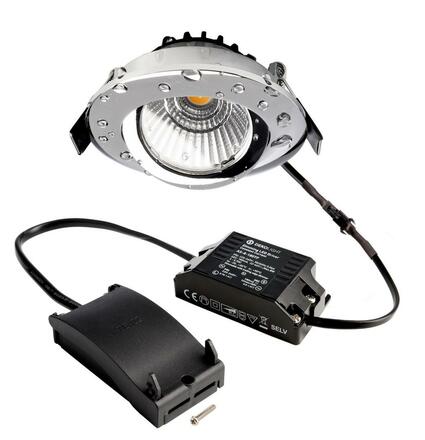 Deko-Light stropní vestavné svítidlo, Dione IP, 8,5 W, DIM, 2700 K, 220-240V 750 lm chrom 565391