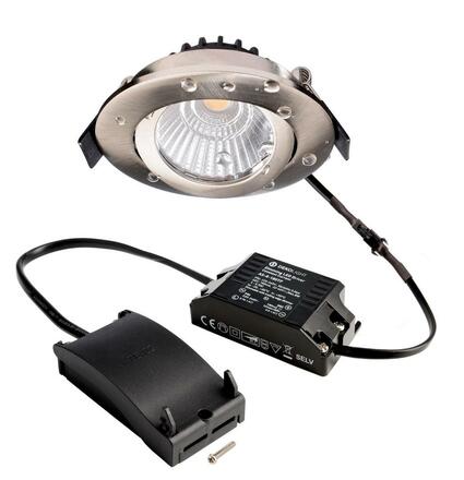 Deko-Light stropní vestavné svítidlo, Dione IP, 8,5 W, DIM, 2700 K, 220-240V 750 lm nikl 565392