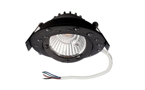Deko-Light vestavné bodové svítidlo Dione IP44, 7W, RGB+3000 K, černá 565452