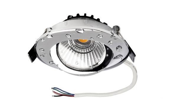 Deko-Light vestavné bodové svítidlo Dione IP44, 7W, RGB+3000 K, chrom 565453