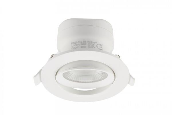 Deko-Light vestavné bodové svítidlo - Surtur Tilt 83, 9 W, DTW, 1800-2700 K, bílá 565461