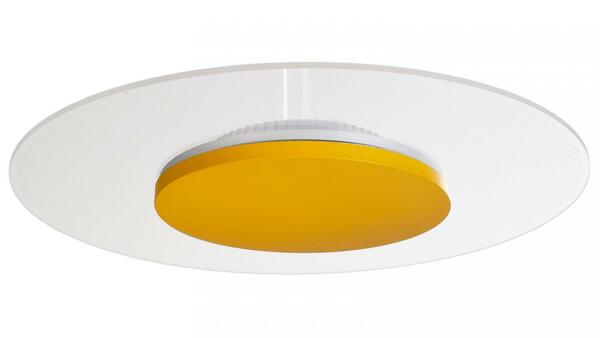 Deko-Light stropní přisazené svítidlo Zaniah 18W, kryt šafranová žlutá 220-240V AC/50-60Hz 18,00 W 3000 K 2021,68 lm bílá 620045