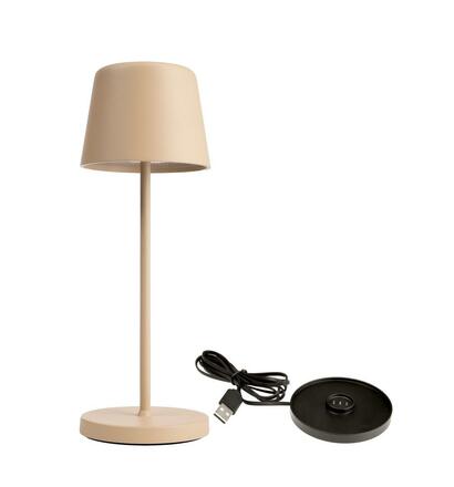 Deko-Light nabíjecí svítidlo - sada Canis Mini béžová + nabíjecí základna 620202