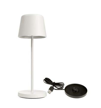 Deko-Light nabíjecí svítidlo - sada Canis Mini bílá + nabíjecí základna 620207