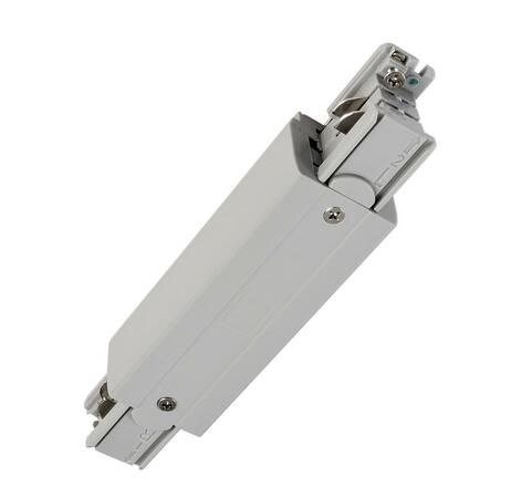 Deko-Light kolejnicový systém 3-fázový 230V D Line elektrické prodlužovací spojení možnost napájení levé-pravé 220-240V AC/50-60Hz šedá RAL 7040 166  710043