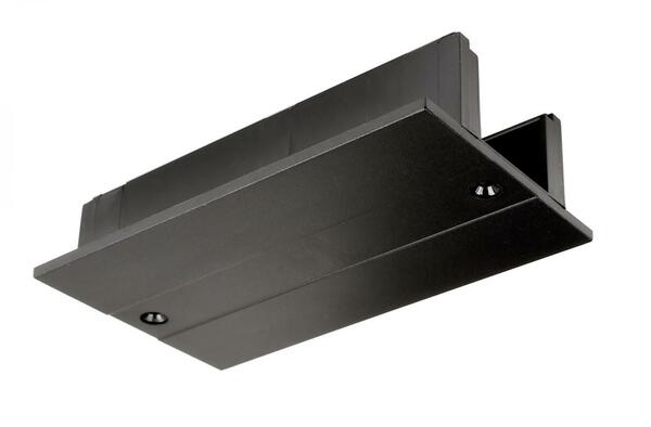 Deko-Light 3-fázový kolejnicový systém - D Line DALI vestavný krycí panel prodlužovací spojení, černá 710522