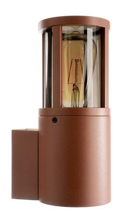 Deko-Light nástěnné přisazené svítidlo - Facado II kulaté tónované, 1x max 20 W, rezavá 731155