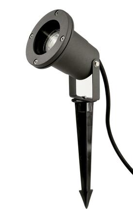 Deko-Light bodové svítidlo se zápichem - Spiky, 100mm, 1x 35 W GU10, šedá 732161