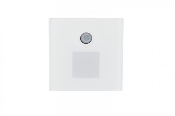 Deko-Light příslušenství - kryt hranatý sklo pro Alwaid Pro pohybový senzor, čtyřhranný kužel světla, bílá 931034