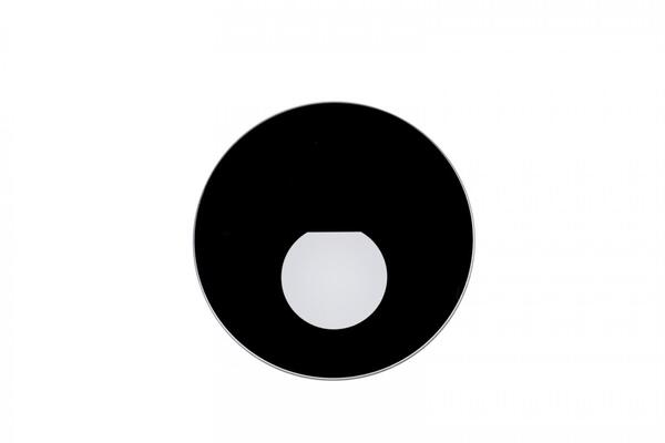 Deko-Light příslušenství - kryt kulaté sklo pro Alwaid Pro, polokruhový kužel světla, černá 931039