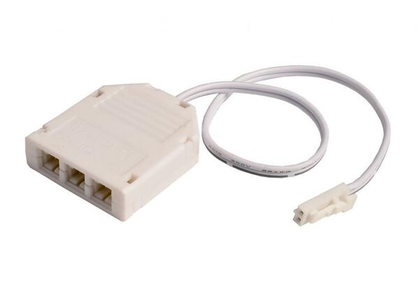 Deko-Light příslušenství - MINI-AMP 3-násobný rozbočovač (1x zástrčka, 3x zásuvka) 20cm, 12V/24V, max 3A, IP20 940064