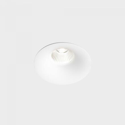 KOHL-Lighting LUXO zapuštěné svítidlo s rámečkem pr.85 mm bílá 38° 8W CRI 80 2700K Push