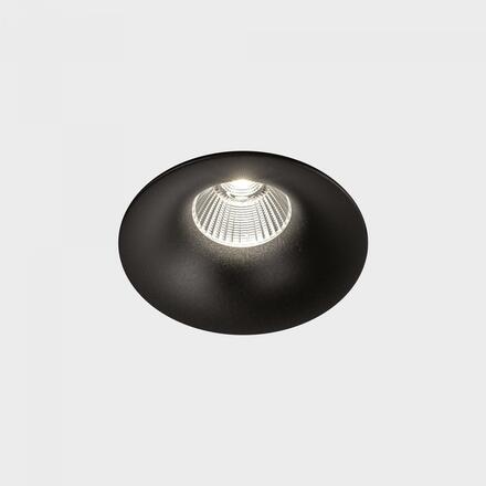 KOHL-Lighting LUXO zapuštěné svítidlo s rámečkem pr.100 mm černá 38° 12W CRI 80 4000K PHASE CUT