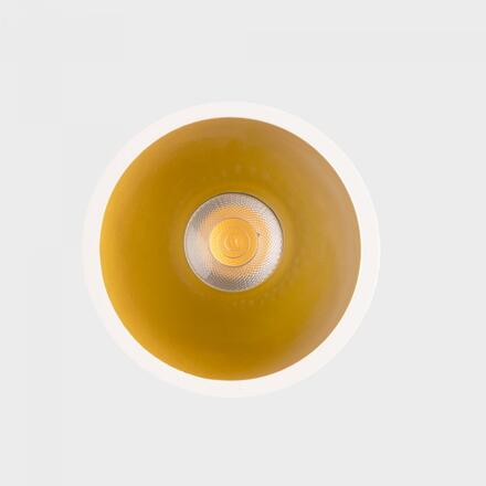KOHL-Lighting NOON zapuštěné svítidlo s rámečkem pr.93 mm bílá-zlatá 38° 10 W  CRI 80 2700K Non-Dimm