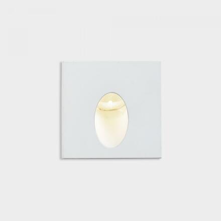 KOHL-Lighting JADEX SQ zapuštěné svítidlo do zdi 55 x 55 mm bílá 3W CRI 80 3000K Non-Dimm