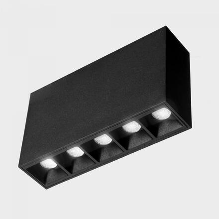 KOHL-Lighting NSES stropní svítidlo 137x35 mm černá 10 W CRI 90 2700K Non-Dimm