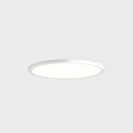 KOHL-Lighting DISC SLIM zapuštěné svítidlo s rámečkem pr. 90 mm bílá 6 W CRI 80 3000K PUSH