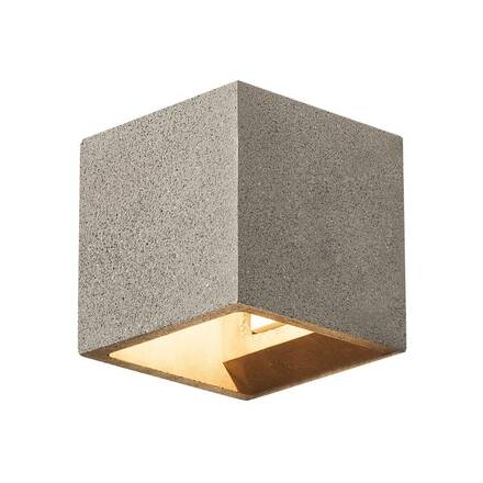 BIG WHITE SOLID CUBE, nástěnné světlo, QT14, černý pískovec, max. 25W 1000911