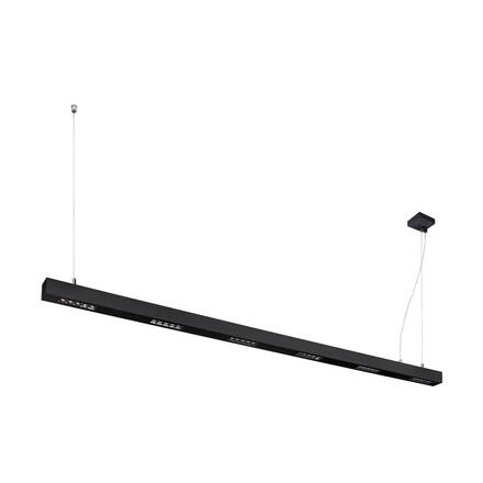 BIG WHITE Q-LINE PD LED vnitřní závěsné svítidlo, 2m, BAP, černá, 4000K 1000930