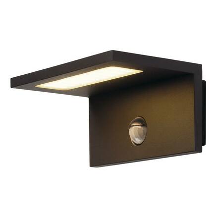 BIG WHITE LED SENSOR WL LED venkovní nástěnné nástavbové svítidlo, IP44, antracit, 3000K 1001969